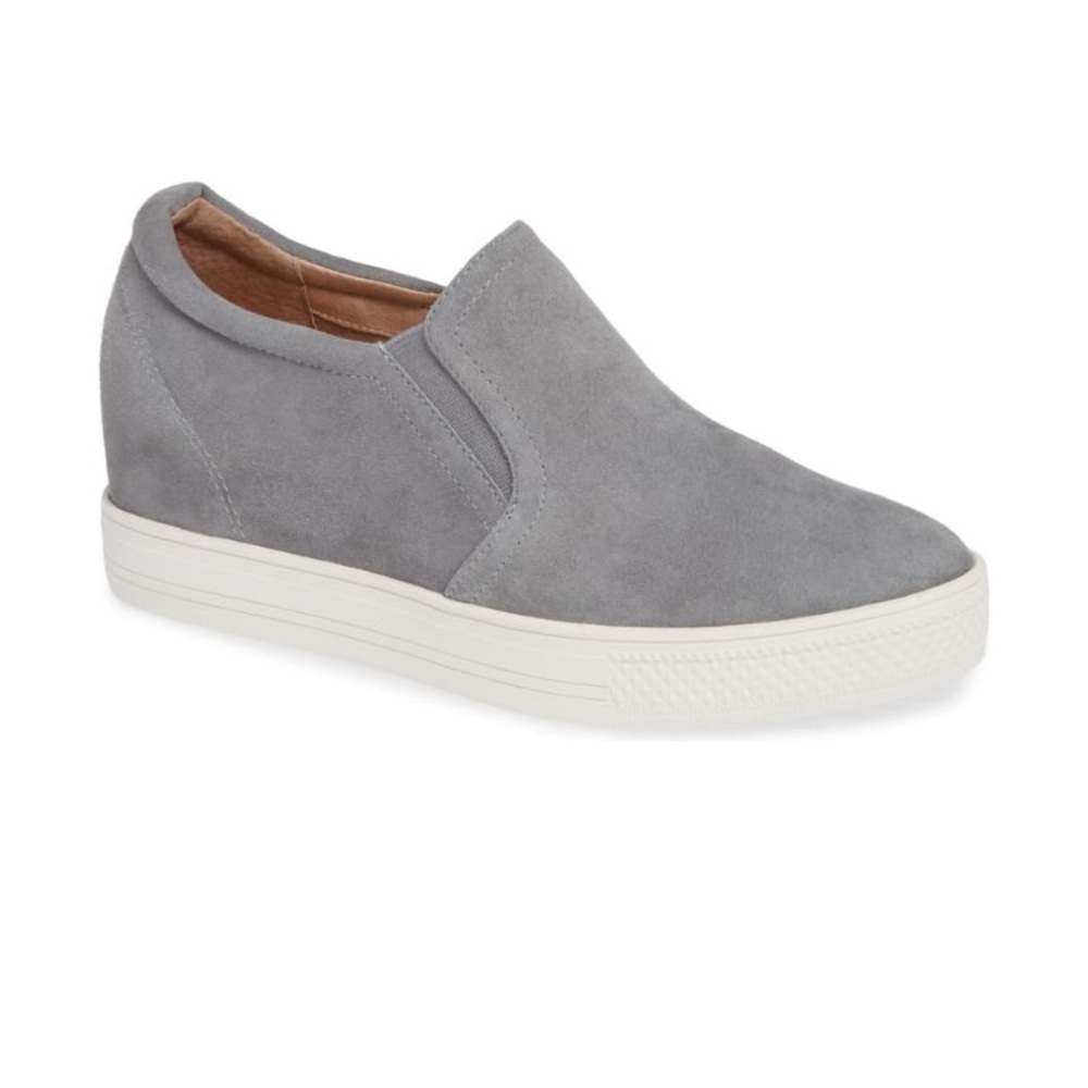 Suede Wedge Sneaker